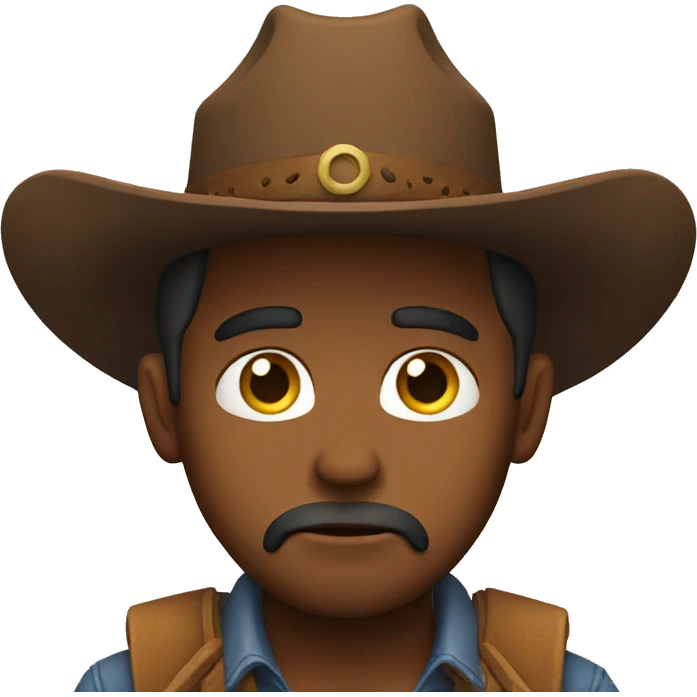 Sad Cowboy emoji
