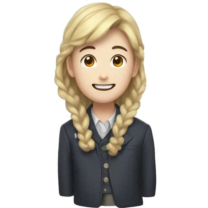 오피스에서 일하고 있는 귀여운 키티 emoji