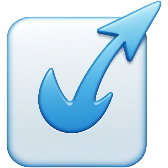 a blue checkmark emoji