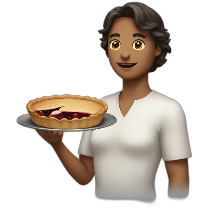 offering of pie emoji
