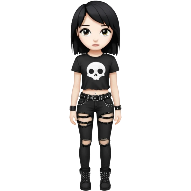 Cute girly and emo emoji