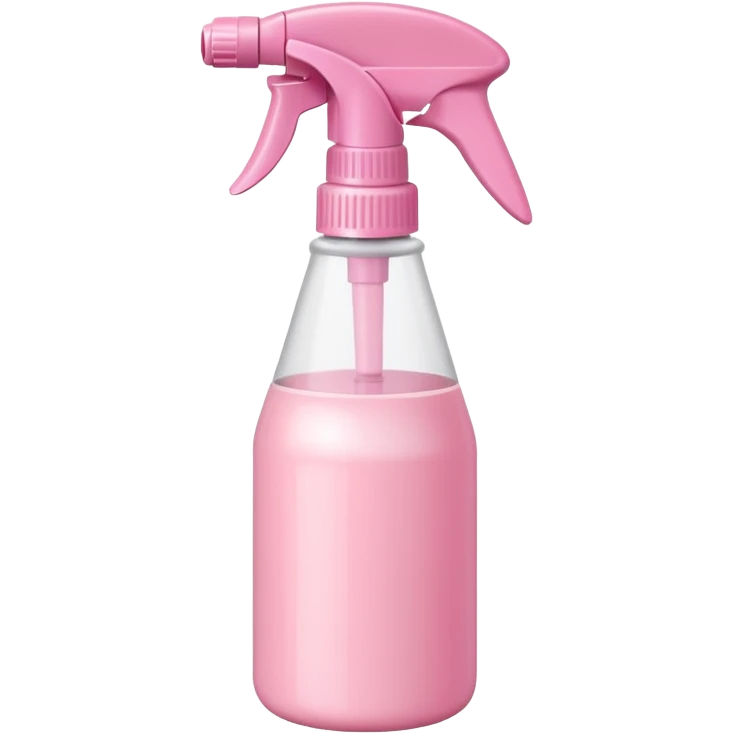 light pink spray bottle emoji