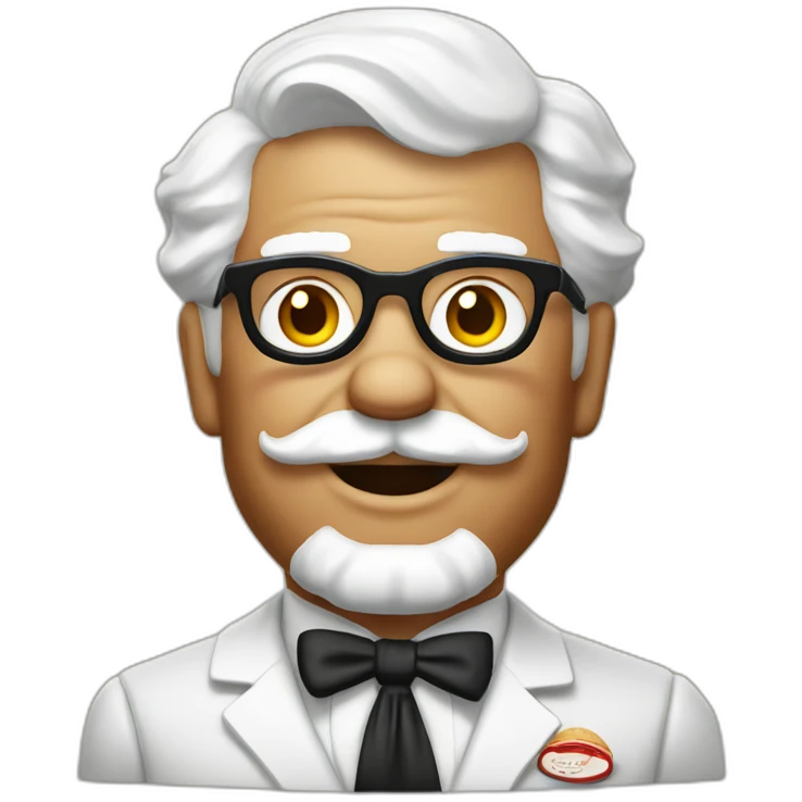 colonel sanders mcdonald emoji
