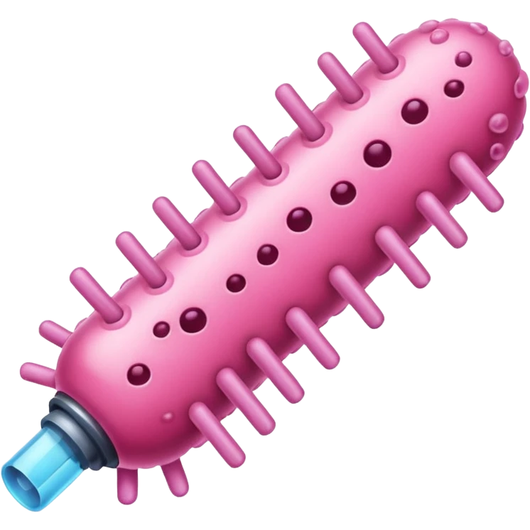 pink bacteria emoji