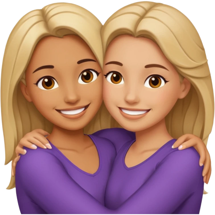 Two females having lesbian sex emoji