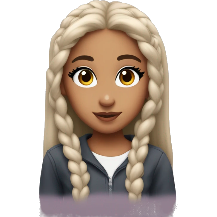 Ariana Grande with heart eyes emoji