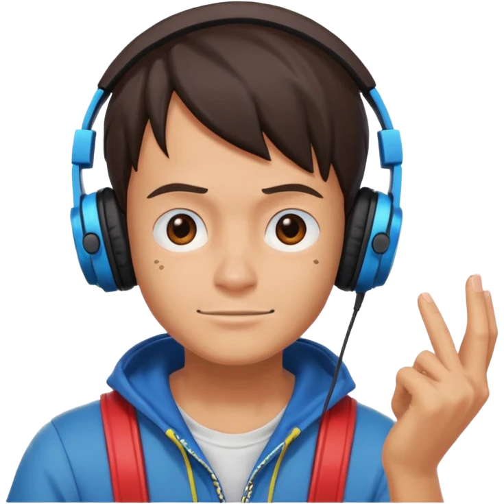 luffy qui joue à fortnite emoji