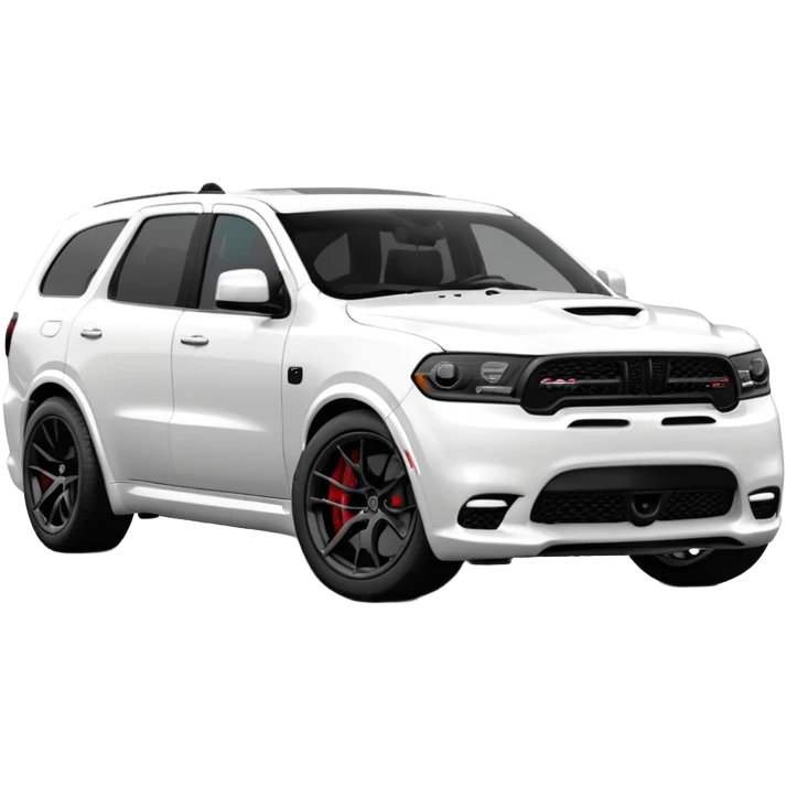 Durango DOSH HellCat SRT white and With low suspension body kit 4k, 8k and Under-coloring of the car  emoji