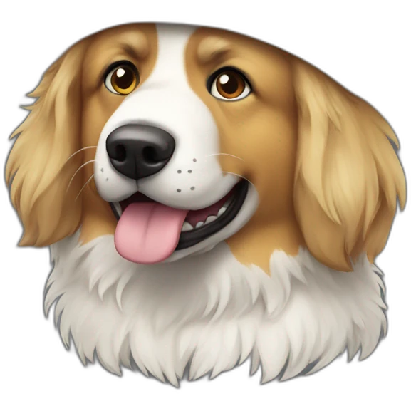 Pyrenees mountain dog White pirate costum emoji