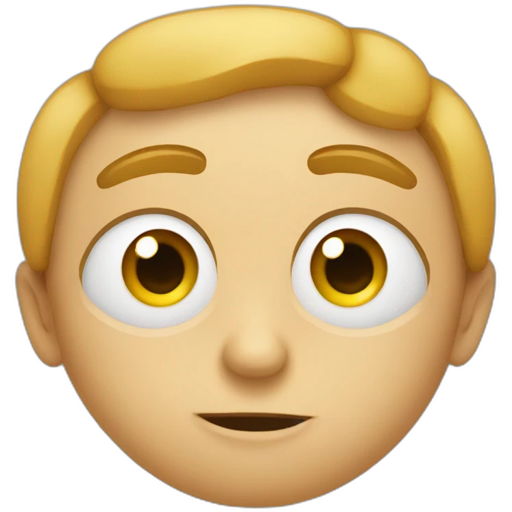 Yeux qui louchent emoji