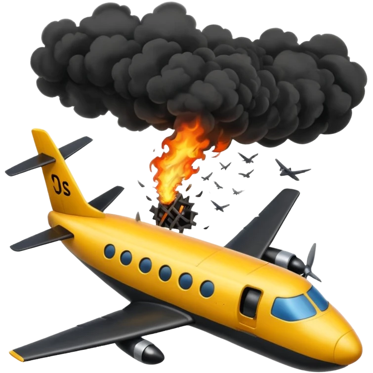 plane crash emoji