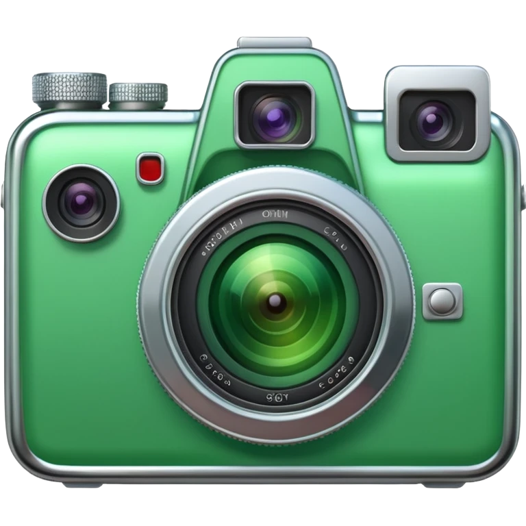 generate a green camera speed emoji