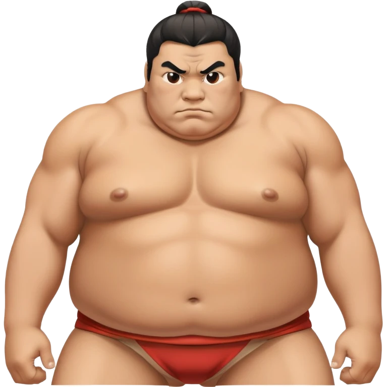 Sumo wrestler Bulldog  emoji
