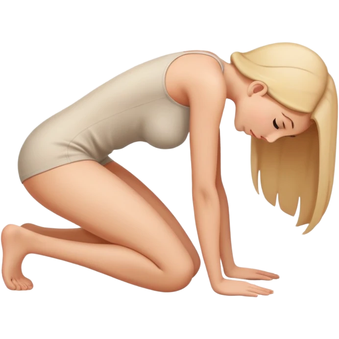 Женщина нагнулась и раскрыла свою попу emoji