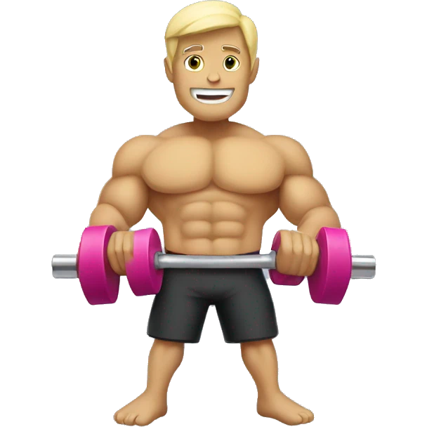 a dumbbell emoji