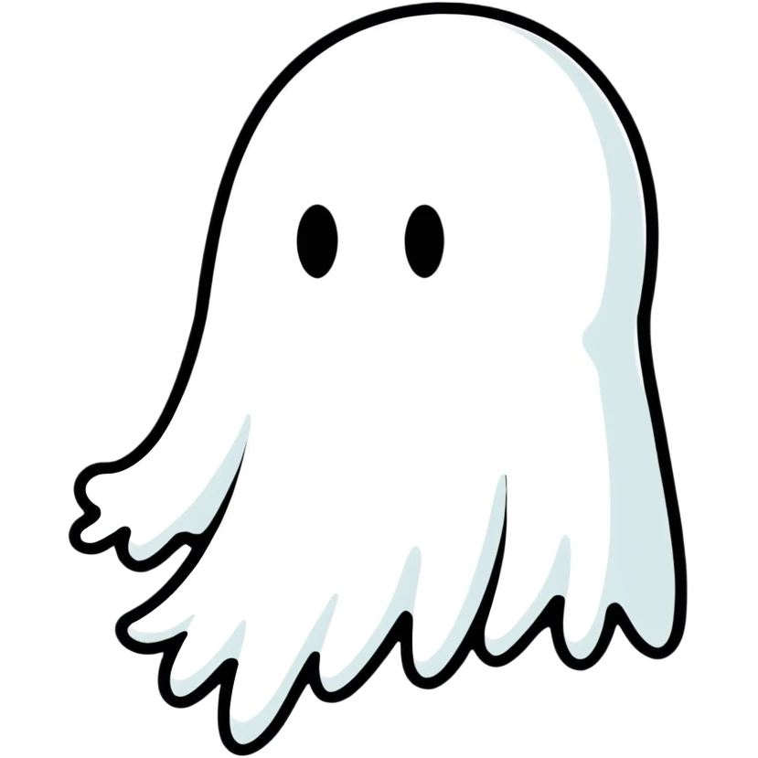 spooky ghost emoji