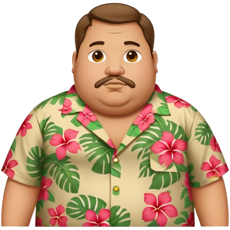 Fat man emoji