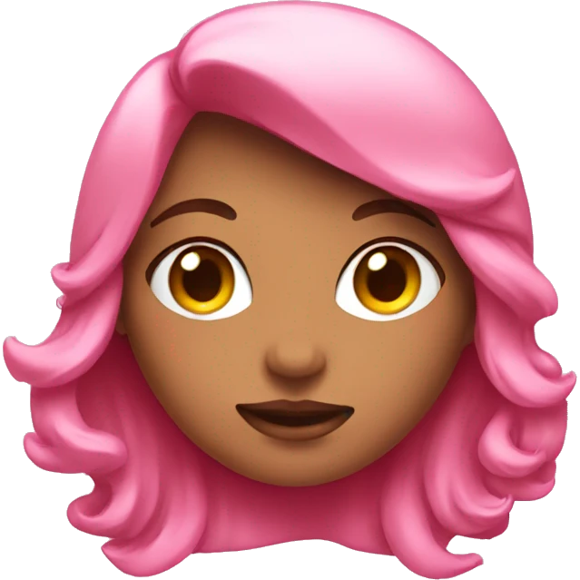 Girly pink emoji emoji