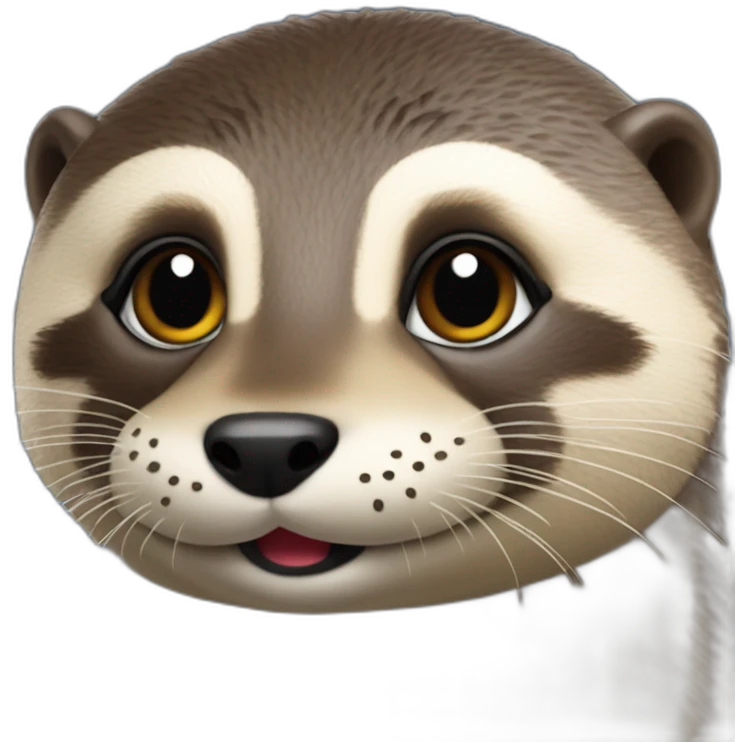 Loutre sur macron emoji