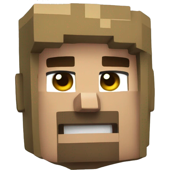 minecraft head like herobrin emoji