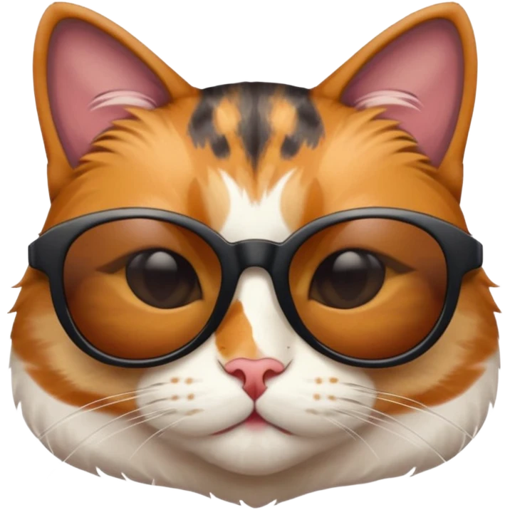 Cat wearing sunglasses emoji