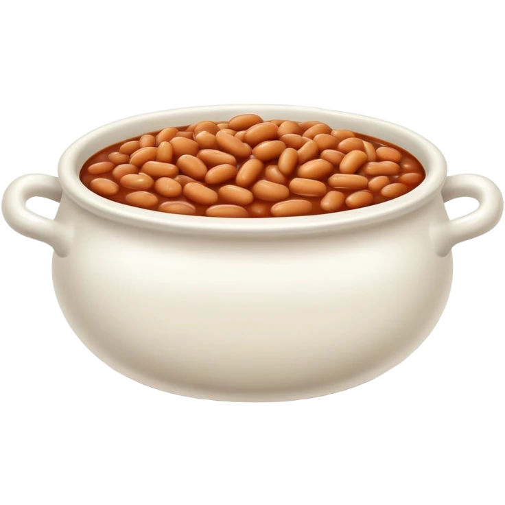 Bowl of baked beans emoji
