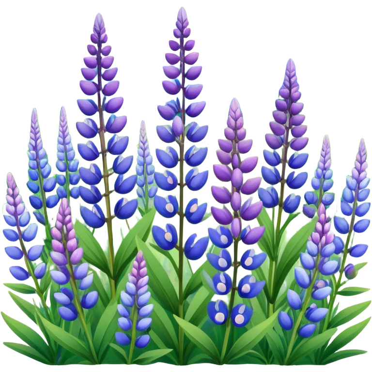 lupines emoji