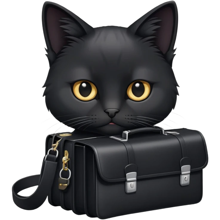 professional cat with briefcase emoji