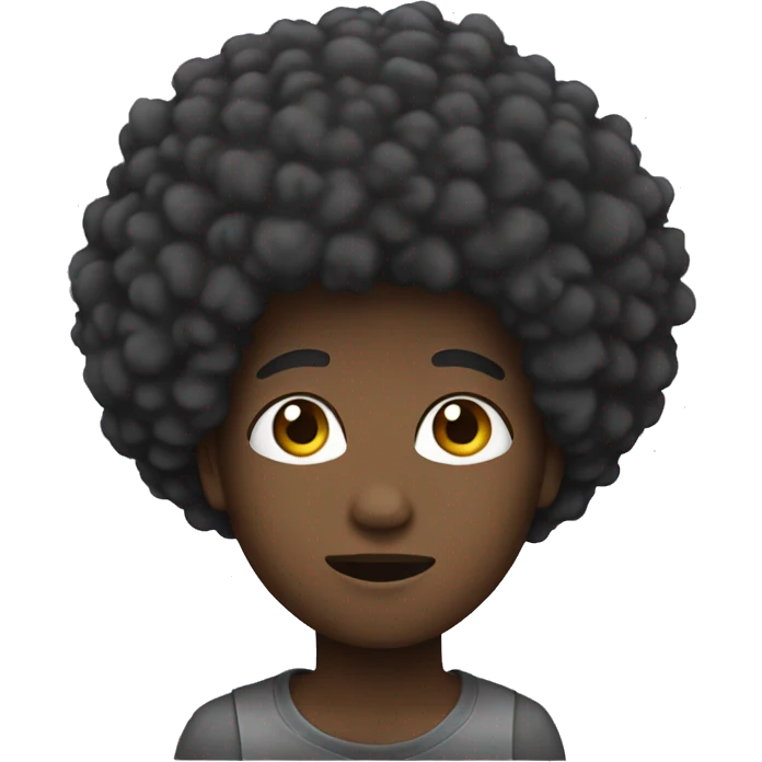 afro emoji