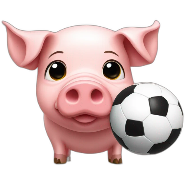 Pig with seville football t-shirt emoji