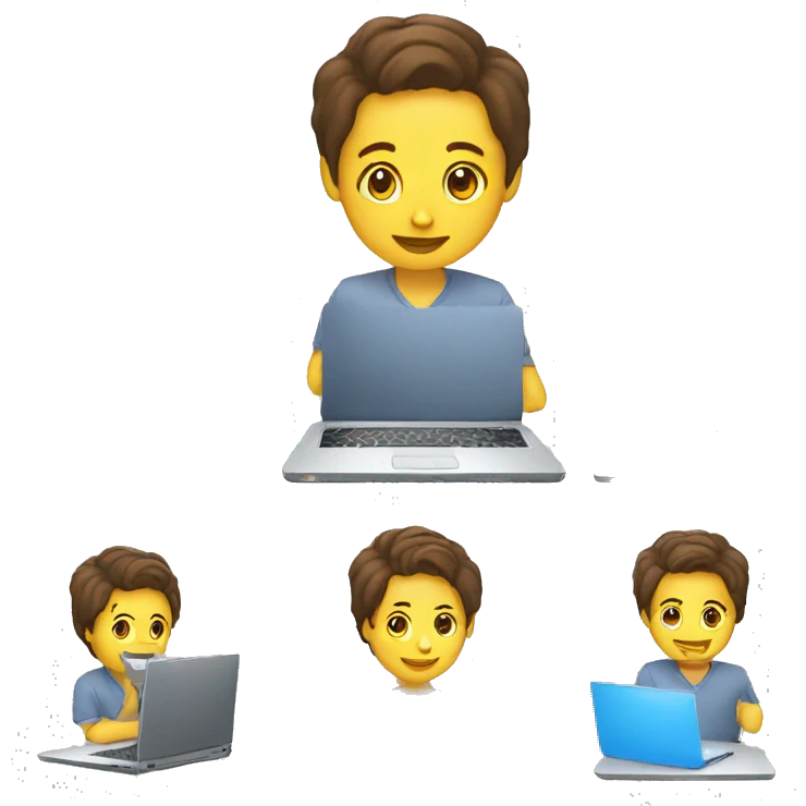 Work proces laptop emoji
