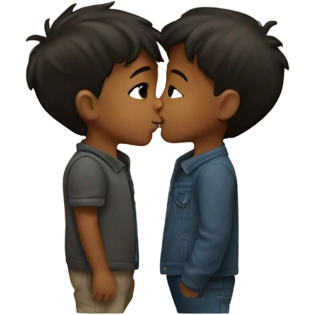 boy kiss boy emoji