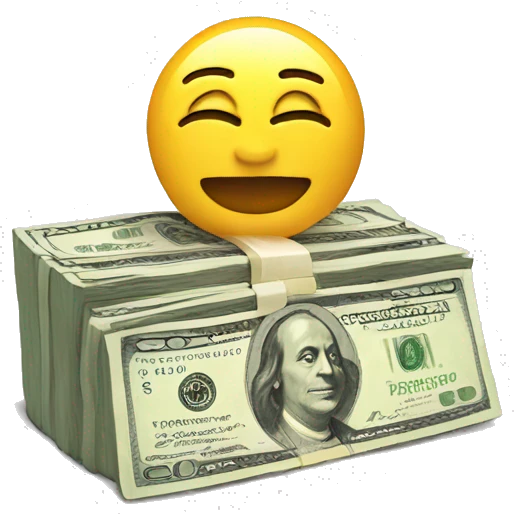 Money with top G emoji
