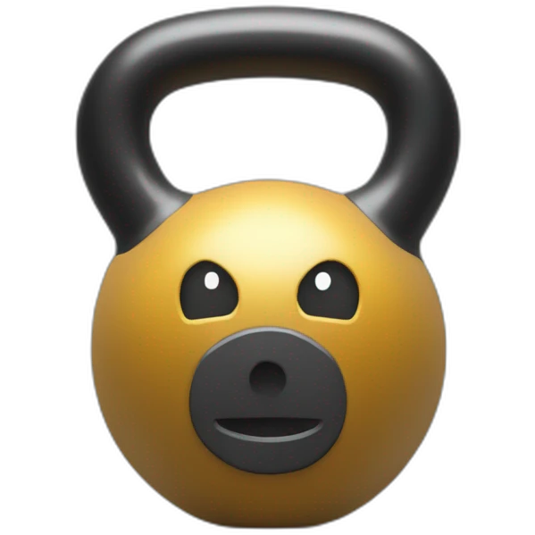 kettlebell military press emoji