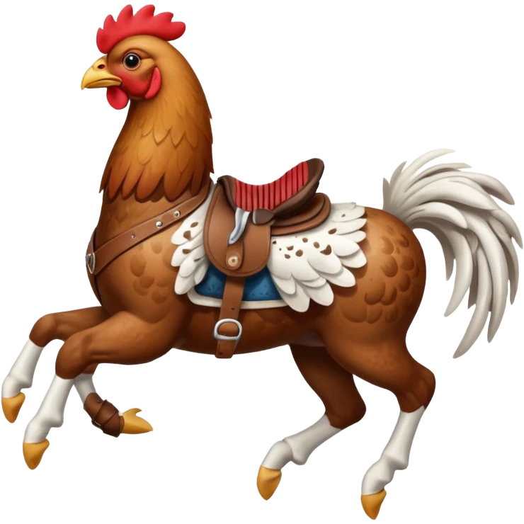 chicken jockey emoji