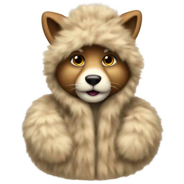 fur coat emoji