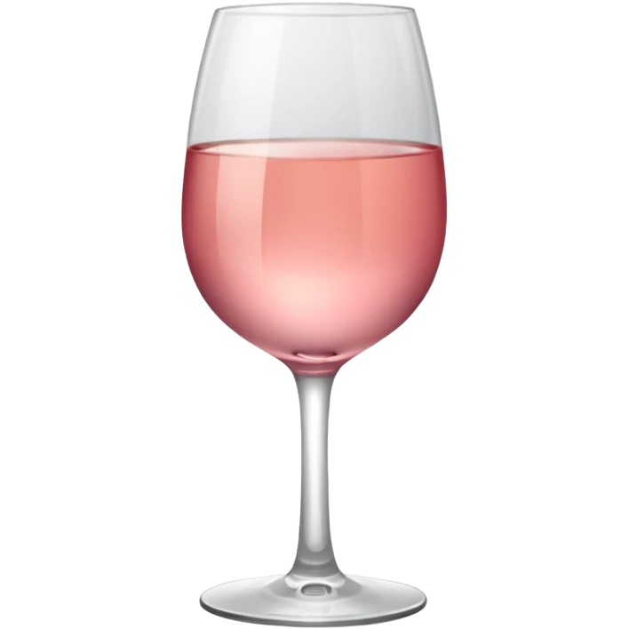 Glass of rose and wine emoji