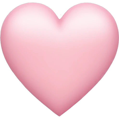 light pink heart emoji