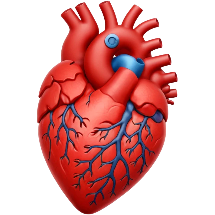  قلب واقعی انسان  emoji