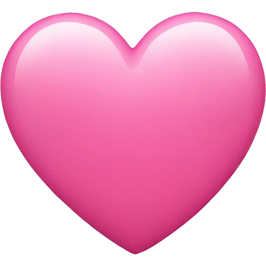 Pink heart  emoji