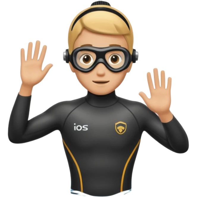 diver fin emoji