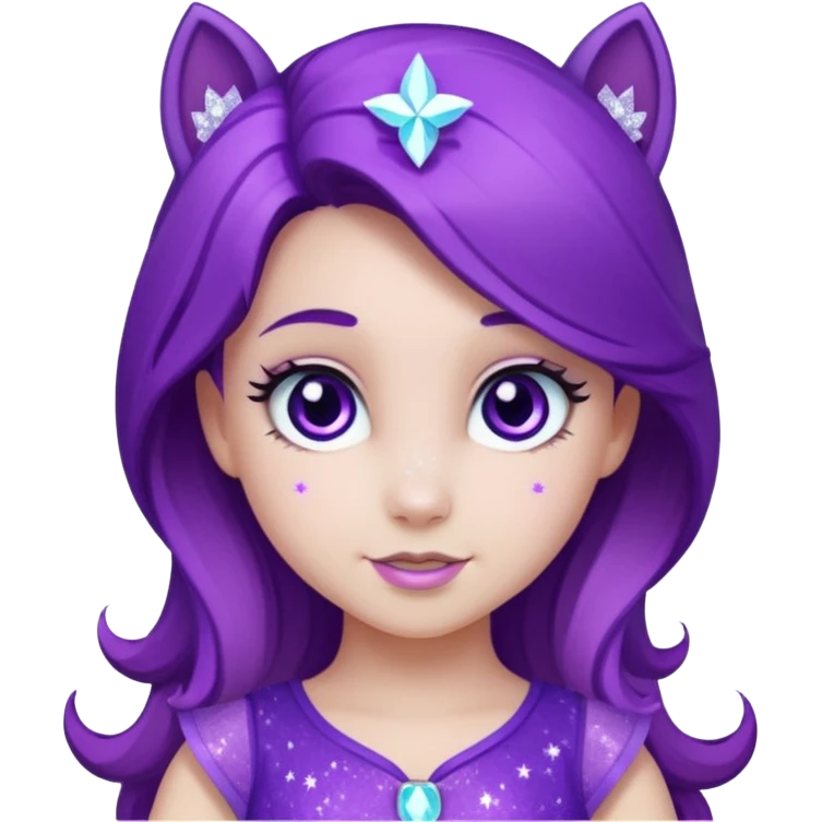 1 girl my little pony rarity emoji