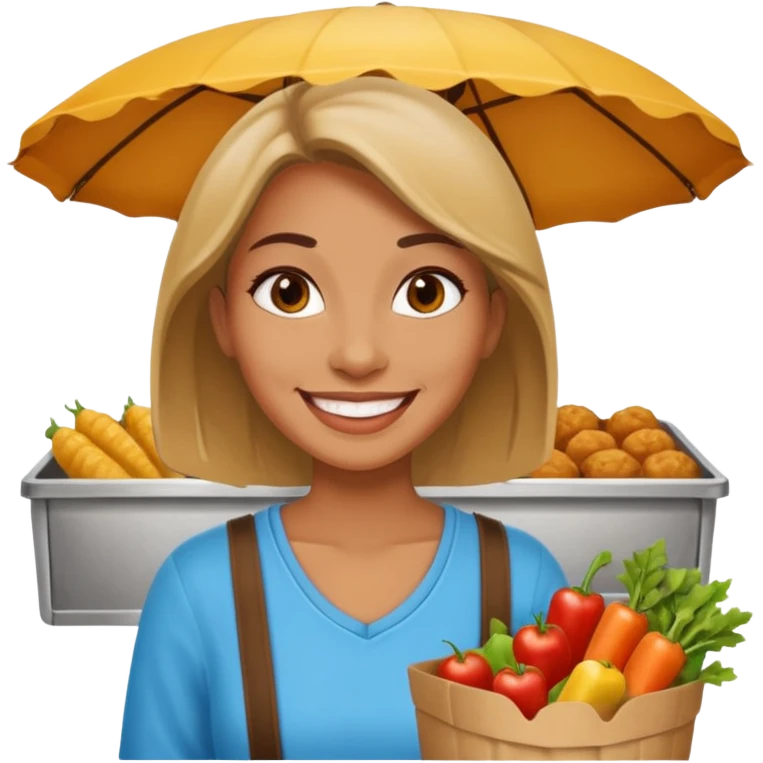 Street Food Shopper woman  emoji