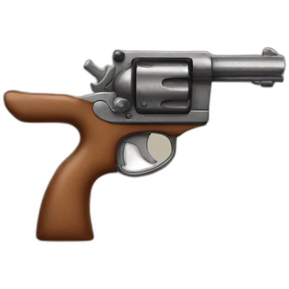 Mustache and guns  emoji