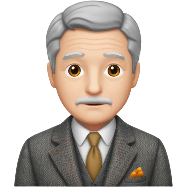 Old british vibe suit man emoji