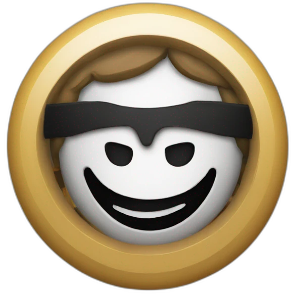 anarchie A dans cercle emoji
