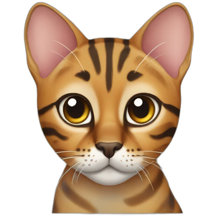 Bengal cat emoji