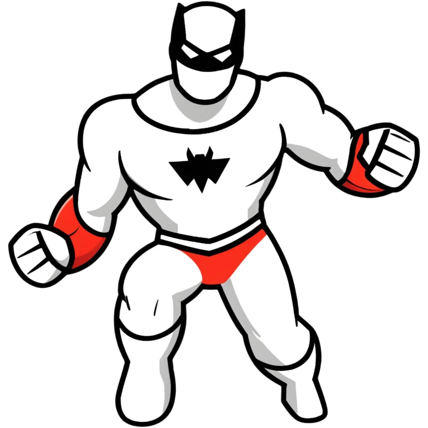 superhero transforming into robot form emoji