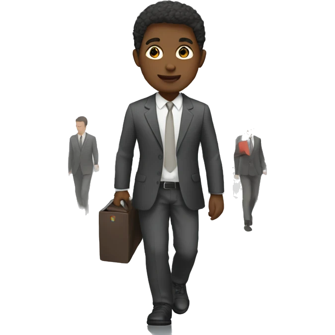 Daily life - Commuting to work. Use white skin tone emoji