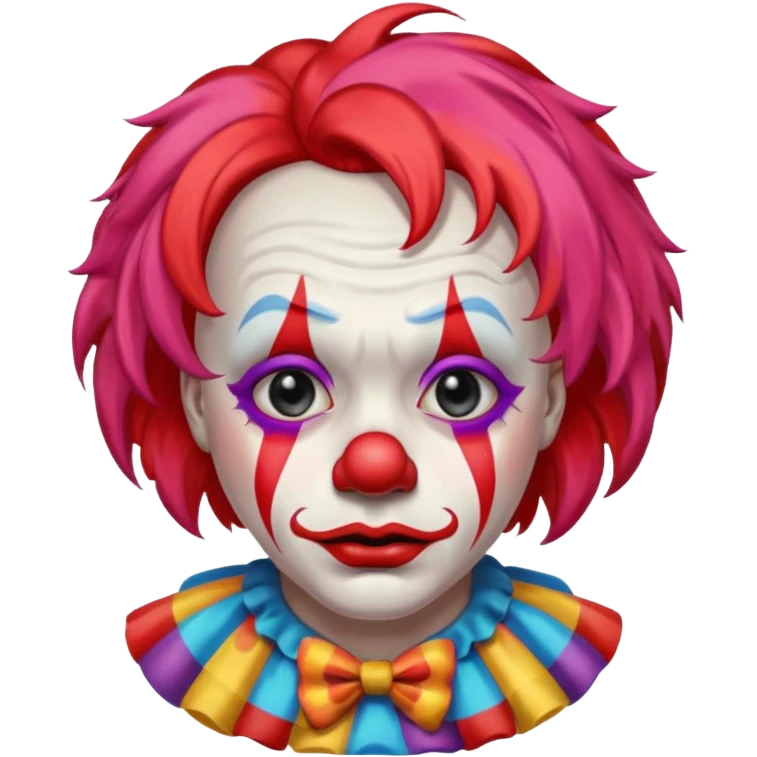 sad crying clown emoji